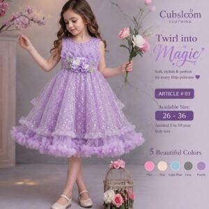 Cubsloom-Article-03-Sleeveless-Floral-Party-Frock-Purple