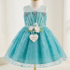 childrens-party-dress-with-sequin-details-and-a-floral-accent