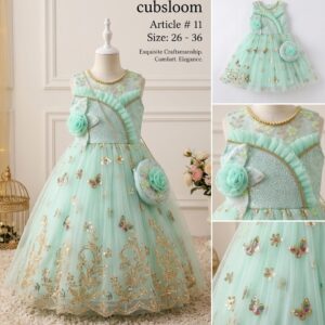 sage-green-girls-formal-princess-dress-features-elegant-gold-sequin-embroidery-and-a-pearl-trimmed-neckline